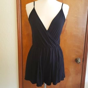Topshop Black Spaghetti Strap romper